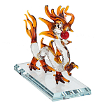 Декоративная стеклянная статуэтка Дракон Glass Dragon Statuette варинант исполнения - 2 | Loft Concept в Волгограде