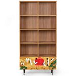 Широкий стеллаж с принтом Elise Rack варинант исполнения - 1 | Loft Concept в Волгограде