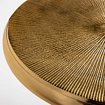 Кофейный стол из металла с круглой столешницей Table Gold Metal варинант исполнения - 5 | Loft Concept в Волгограде