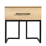 Тумба прикроватная с ящиком в стиле лофт Urban Style Space 2 варинант исполнения - 3 | Loft Concept в Волгограде