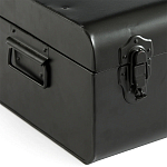 Металлический сундук Metal Chest Black варинант исполнения - 3 | Loft Concept в Волгограде