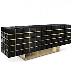 Дизайнерский комод в сочетании черного и золотого цвета Nubian варинант исполнения - 1 | Loft Concept в Волгограде