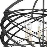 Люстра черная из эллиптических элементов Overlapping Orbits варинант исполнения - 1 | Loft Concept в Волгограде