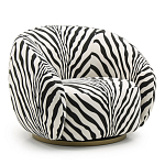 Кресло Bear с принтом Зебра варинант исполнения - 1 | Loft Concept в Волгограде