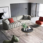 Дизайнерский журнальный стол на прозрачном основании Nofon варинант исполнения - 2 | Loft Concept в Волгограде