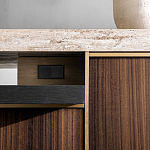 Кухонный гарнитур из массива дуба и камня Ratio Dada Engenereed варинант исполнения - 14 | Loft Concept в Волгограде