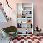 Дизайнерский стеллаж с вертикальными и горизонтальными полками Gio Ponti D.357.1 D.357.2 Rack варинант исполнения - 5 | Loft Concept в Волгограде