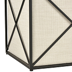 Пуф бежевый с черной металлической рамой Beige Pouf варинант исполнения - 2 | Loft Concept в Волгограде