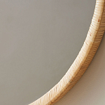 Зеркало круглое в раме из ротанга Wickerwork варинант исполнения - 2 | Loft Concept в Волгограде