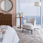 Приставной стол в шпоне ореха Elega варинант исполнения - 6 | Loft Concept в Волгограде