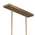 Люстра прямоугольная из толстого литого стекла Cast Glass варинант исполнения - 5 | Loft Concept в Волгограде