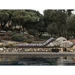 Шезлонг на металлическом каркасе с регулируемой спинкой GUELL Sunbed варинант исполнения - 9 | Loft Concept в Волгограде