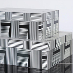 Набор из двух шкатулок Noe Black White Box варинант исполнения - 3 | Loft Concept в Волгограде