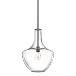 Подвесной светильник прозрачный стеклянный органической формы Kichler варинант исполнения - 1 | Loft Concept в Волгограде