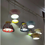 Подвесные светильники в виде чаши с цветочным орнаментом Flower Reversal варинант исполнения - 8 | Loft Concept в Волгограде