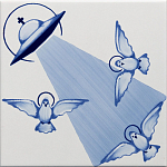 Плитка с узором НЛО варинант исполнения - 2 | Loft Concept в Волгограде