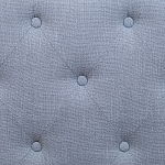 Изголовье кровати серое с мягкой обивкой из рогожки Emma Headboard варинант исполнения - 3 | Loft Concept в Волгограде