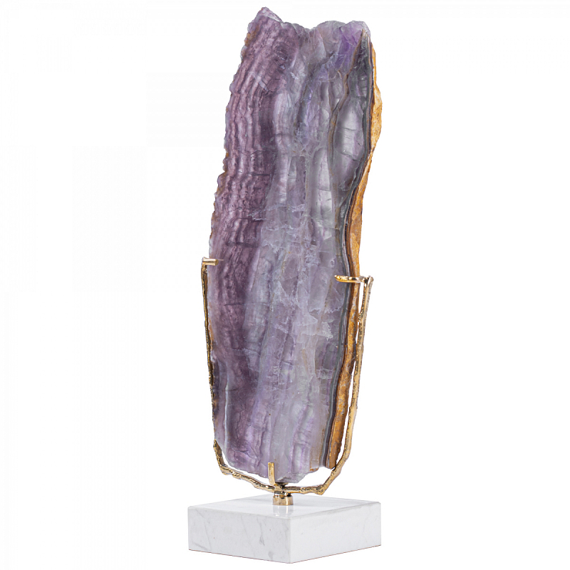 Plaque fluorite pourpre Аксессуар камень Флюорит Сиреневый Золотой Plaque fluorite pourpre Аксессуар камень Флюорит Сиреневый Золотой в Волгограде | Loft Concept