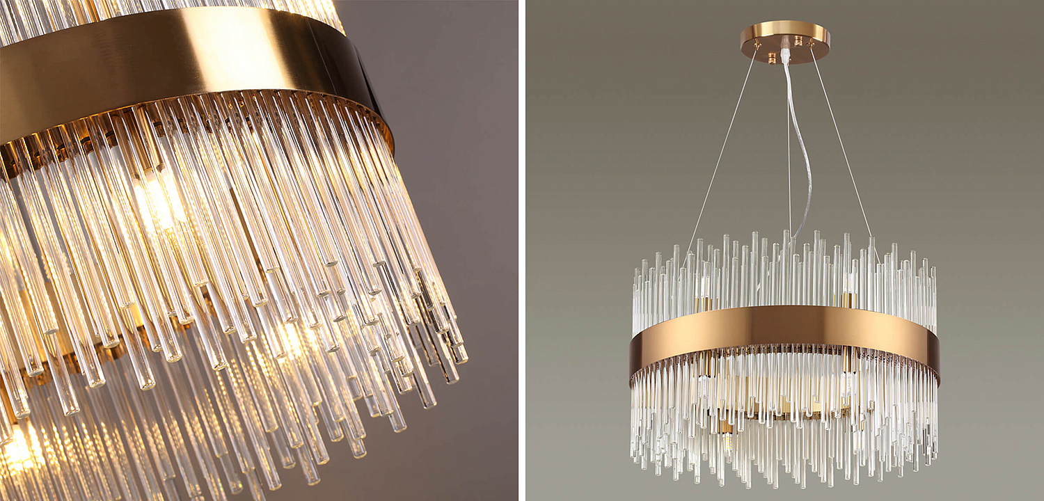 Люстра Nembus Chandelier Gold Circle Люстра Nembus Chandelier Gold Circle - Loft-Concept в Волгограде