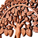 Панно из дерева LeafBerry Panel With Trees варинант исполнения - 2 | Loft Concept в Волгограде