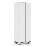 Двухдверный шкаф белого цвета Strict Lines варинант исполнения - 2 | Loft Concept в Волгограде