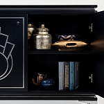 Черный комод в стиле арт-деко Luciano варинант исполнения - 8 | Loft Concept в Волгограде