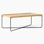 Журнальный стол с прямоугольной деревянной столешницей Urban Style Space варинант исполнения - 1 | Loft Concept в Волгограде