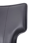 Стул серый из искуственной кожи на 4-х ножках Enigma Gray варинант исполнения - 4 | Loft Concept в Волгограде