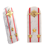 Сувенир Погон МВД из натурального камня мрамор Souvenir Epaulets варинант исполнения - 7 | Loft Concept в Волгограде