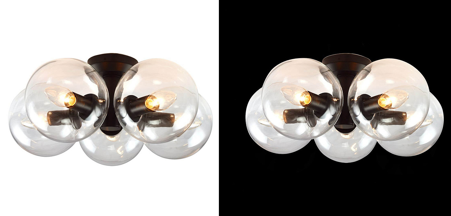 Потолочный светильник Modo 5 Globes Ceiling Lamp 41 Потолочный светильник Modo 5 Globes Ceiling Lamp 41 - Loft-Concept в Волгограде