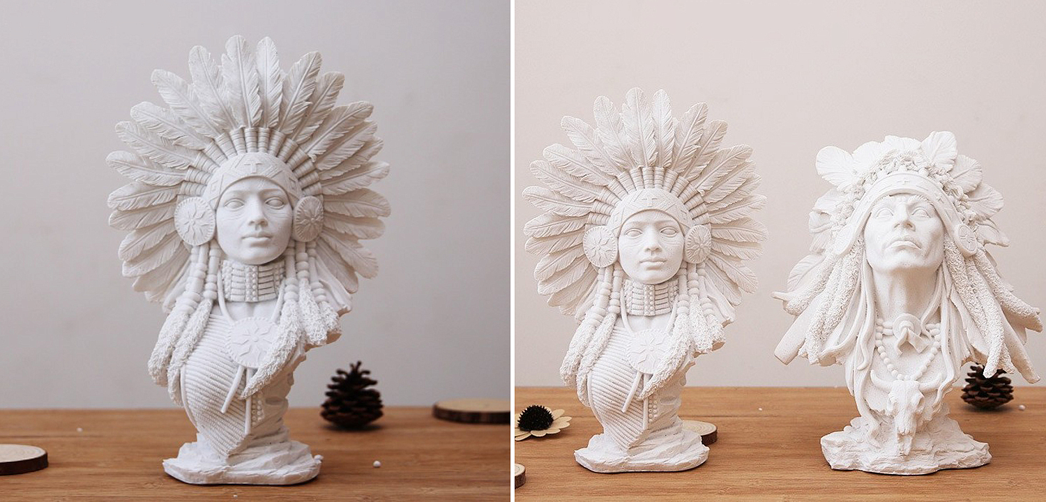 Native american indian figurine B Native american indian figurine B - Loft-Concept в Волгограде