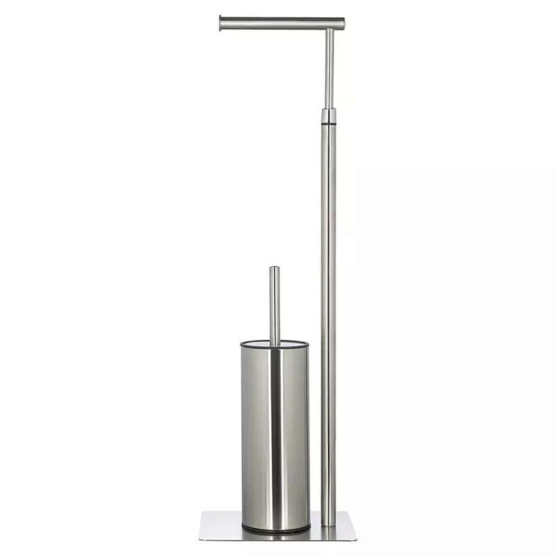 Держатель для туалетной бумаги с ершиком Chrome Bathroom Accessory Хром Держатель для туалетной бумаги с ершиком Chrome Bathroom Accessory Хром в Волгограде | Loft Concept