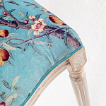 Стул из массива бука с изображением птиц и цветов Turquoise Beige Chinoiserie Garden Chair варинант исполнения - 4 | Loft Concept в Волгограде