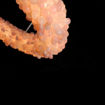 Люстра кольцевая с частичками натурального горного хрусталя Crystal Shimmer варинант исполнения - 4 | Loft Concept в Волгограде