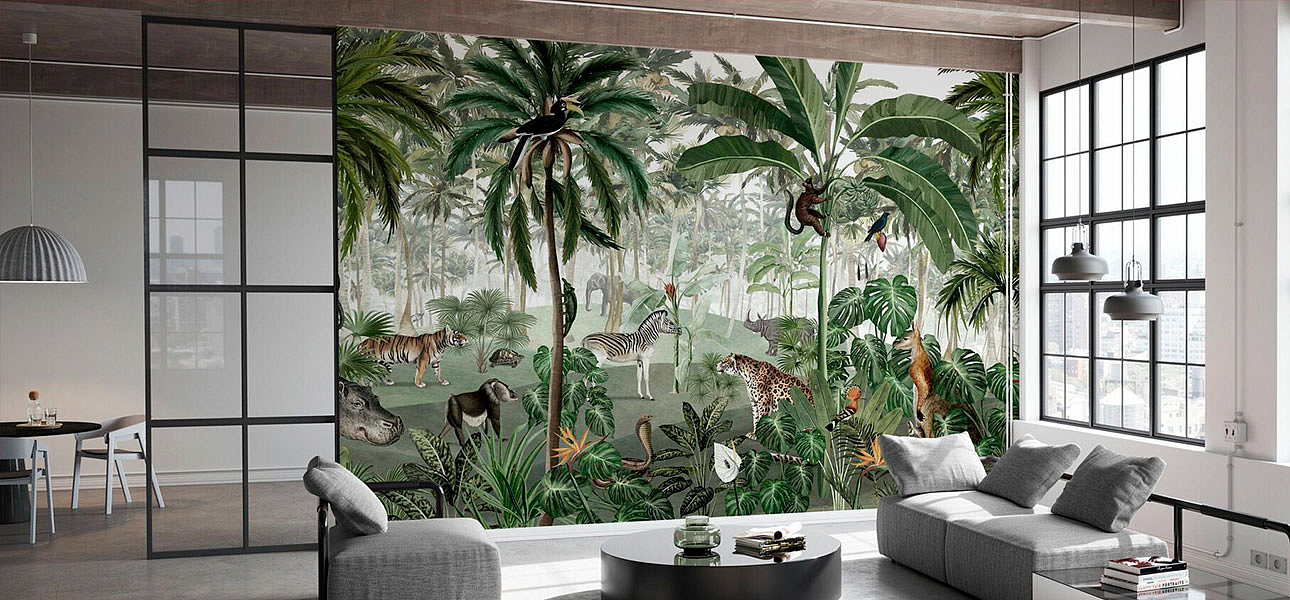 Обои ручная роспись Jungle Lookbook - Loft-Concept в Волгограде