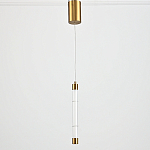 Подвесной светильник в форме цилиндра Trumpet Tube Brass варинант исполнения - 3 | Loft Concept в Волгограде