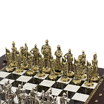 Шахматы в ларце из натуральных камней Долерит Малахит Мрамор Decorative Thematic Chess Русь варинант исполнения - 2 | Loft Concept в Волгограде