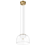 Подвесной светильник с куполообразным прозрачным стеклянным плафоном Grada Light варинант исполнения - 5 | Loft Concept в Волгограде