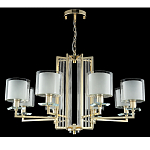 Люстра с 8-ю цилиндрическими плафонами из стекла Laurent варинант исполнения - 3 | Loft Concept в Волгограде