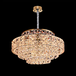 Люстра хрустальная в неоклассическом стиле на золотистом каркасе Majesty варинант исполнения - 6 | Loft Concept в Волгограде
