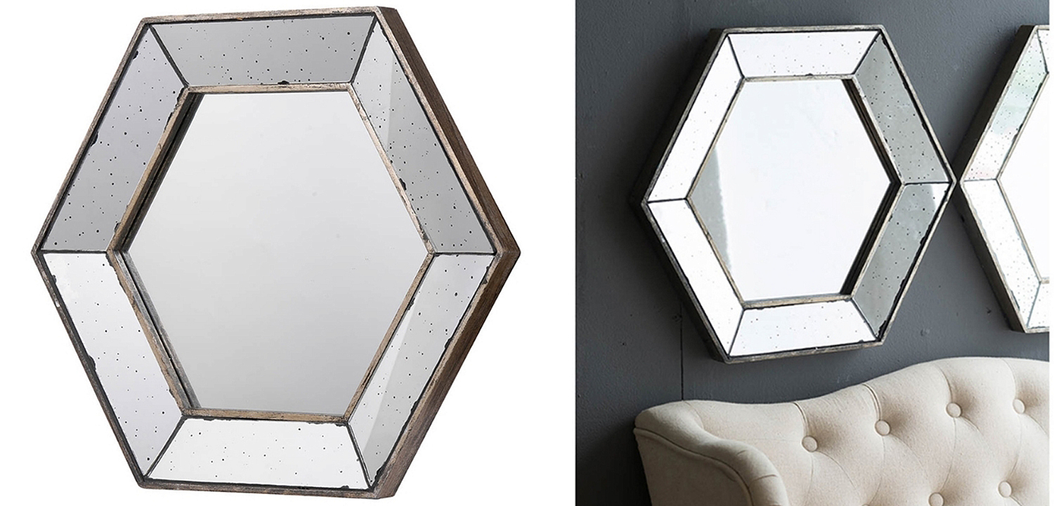 Зеркало Hexagonal Mirror Зеркало Hexagonal Mirror - Loft-Concept в Волгограде