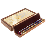 Нарды настольные из натурального камня лазурит и долерит Backgammon from Stone варинант исполнения - 4 | Loft Concept в Волгограде