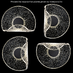 Бра из текстурированного прозрачного стекла с изогнутым краем Textured Glass  варинант исполнения - 6 | Loft Concept в Волгограде