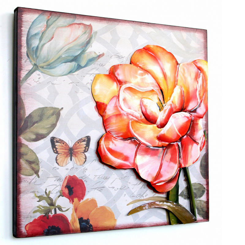 Аксессуар настенный из металла Blank Space Flower Мульти в Волгограде | Loft Concept 