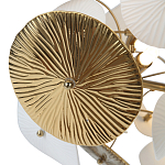 Люстра с белыми и золотистыми цветами Dahlia Flowers Lamp варинант исполнения - 6 | Loft Concept в Волгограде