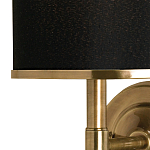 Бра с черным цилиндрическим абажуром Mid Century варинант исполнения - 1 | Loft Concept в Волгограде