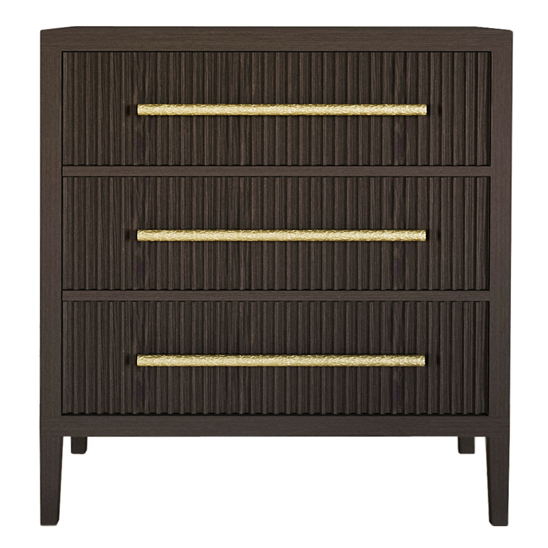 Комод Primo с 3 выдвижными ящиками Темный орех Орех в Волгограде | Loft Concept 