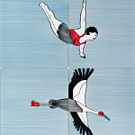 Плитка с узором Аист варинант исполнения - 3 | Loft Concept в Волгограде