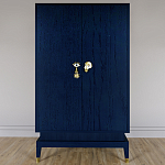 Платяной шкаф Elsa Dreams Blue с 2-мя фасадами варинант исполнения - 5 | Loft Concept в Волгограде