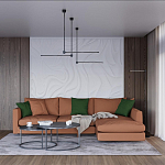 Торшер черного цвета с круглым основанием и вытянутым поворотным плафоном Trumpet tube варинант исполнения - 4 | Loft Concept в Волгограде